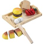 Holztablett & Holzmahlzeit