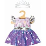 Pu-Kleid Fee und Einhorn, Gr. 35-45cm