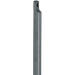 Treibriegelstange 13x1250mm mit Aussparung Stahl gelb chromatiert