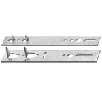 Hessenkralle Länge 140mm Breite 25mm Stärke 2mm schwer verzinkt - VPE: 100