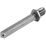 VK FDW-Profilstift 4-KT.8x100mm Fe verz.geteilt M12x1,25 HOPPE