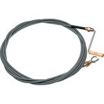 Rohrreinigungswelle Länge 10 m Wellen-D. 12 mm Krallen-D. 40 mm doppellagig mit Stahlkupplung CABERE