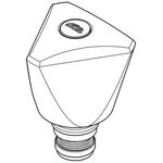 Grohe WAS-Oberteil ABS-Kronengriff m RV 3/8"
