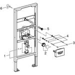 Grohe Urinal-Element RAPID SL m Rohbau-Set Temperatursensor