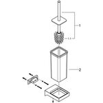 GROHE WC-Bürstengarnitur Selection Cube 381mm chr