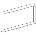 Geberit Lichtspiegel CITTERIO 1184x584x14mm, 28 W Rahmen graubraun
