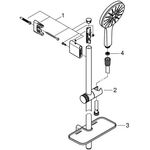 Grohe Bsta RAINSHOWER SMARTACTIVE 130 chr