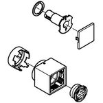 Grohe Temperaturwählgriff eckig f THM-FMS chr
