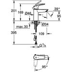 Grohe EH-WTbatt EUROSMART 1/2Zoll S-Size chr