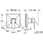 GROHE EH-Brausebatterie Allure Brilliant FMS supersteel
