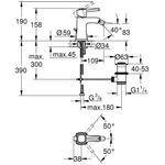 GROHE Einhand-Bidetbatterie Grandera M-Size chrom