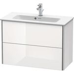 Duravit Waschtischunterbau XSQUARE 810x560x388mm 2 Sk we s-matt ES NB Mi.