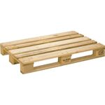 Poolflachpalette L1200xB800xH144mm Trgf.1000kg 3 Kufen HO natur