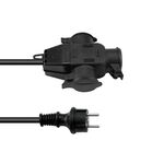 EUROLITE Verlängerung 3x2,5 3m 3-fach