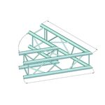 ALUTRUSS DECOLOCK DQ4-SPAC20 2-Weg Ecke 60° sw