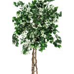 EUROPALMS Bougainvillea, Kunstpflanze, weiß, 150cm