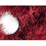 EUROPALMS Tannenbaum FUTURA, rot-metallic, 180cm