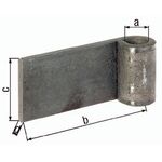 Anschweißband 16x75x45x5mm STA roh GAH, 1 Stück