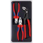 Zangensatz Bestseller-Paket Inh.3tlg.pol.Kunststoff-Tiefziehteil KNIPEX