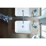 Duravit Aufsatzbecken CAPE COD o ÜL o HLB 430x430mm weiß seidenmatt WG