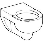 Geberit Wand-Tiefspül-WC RENOVA mit gekennzeichneten Sitzflächen weiß KT