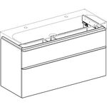 Geberit WT-Unterschrank SMYLE Square 1184x617x470mm Lack sandgrau hochglanz