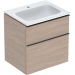 Geberit Waschtischunterschrank iCon 600x630x480mm m Möbel-WT KT Eiche/Griff