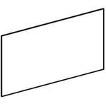 Geberit Frontschublade f Seit-Schr One 450mm weiß hochglänzend