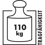 Bürodrehstuhl m.Permanentkontakt schwarz 420-550mm o.Lehnen Trgf.110kg TOPSTAR