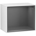 V&B Regalmodul FINION 418x356x270mm Regal anthr. ma glos. wh