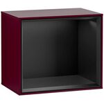 V&B Regalmodul FINION 418x356x270mm Regalele. Black Matt Peony