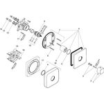 Thermostat AXOR URQUIOLA Unterputz 59 l/min Highflow chrom