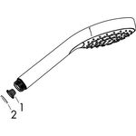 HG Handbrause Croma Select S Vario DN 15 EcoSm Version 9 l/min weiß/chrom