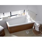 Duravit Badewanne PAIOVA 1700x1000mm, 1 Rückenschräge rechts weiß