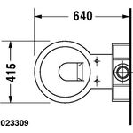 Duravit Stand-WC-Kombination STARCK 1 tief, 415x640mm, Abgang Vario weiß WG