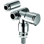 Schell NA-Ventil COMFORT chr f Wandb. 3/4Zoll m RFV u RB Anschl re