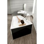 Hoesch Trapez-Badewanne THASOS 1750x1100x490mm re we