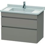 Duravit Waschtischunterbau DURASTYLE 470x800x618mm basalt matt/basalt matt