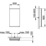 Keuco Spiegelschrank ROYAL MODULAR 2.0 Breite 500mm Höhe 900mm Tiefe 120mm