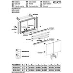 Keuco Spiegelschrank ROYAL MODULAR 2.0 Breite 700mm Höhe 700mm Tiefe 120mm