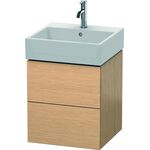 Duravit Waschtischunterbau L-CUBE 544x484x459mm eiche gebürstet