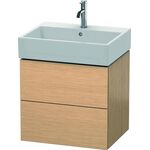 Duravit Waschtischunterbau L-CUBE 544x584x459mm eiche gebürstet