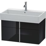 Duravit Waschtischunterbau VERO AIR 440x784x431mm schwarz hochglanz