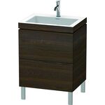Duravit Waschtischunterbau L-CUBE m WT Vero Air 698x600x480mm 1 HL NB geb