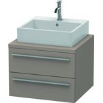 Duravit Konsolenunterschrank X-LARGE 440x600x548mm basalt matt