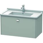 Duravit Waschtischunterbau BRIOSO Griff chrom 452x820x469mm betongrau matt