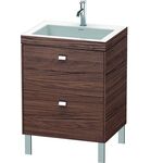 Duravit Waschtischunterbau BRIOSO 701x600x480mm m WT Vero Air Gri chr 1 HL