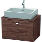 Duravit Konsolenunterschrank BRIOSO Gri chrom 442x720x480mm nussbaum dunkel