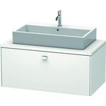 Duravit Konsolenunterschrank BRIOSO Griff chrom 442x1020x550mm weiß matt