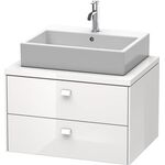 Duravit Konsolenunterschrank BRIOSO Griffe Frontfarbe 442x720x550mm grap ma